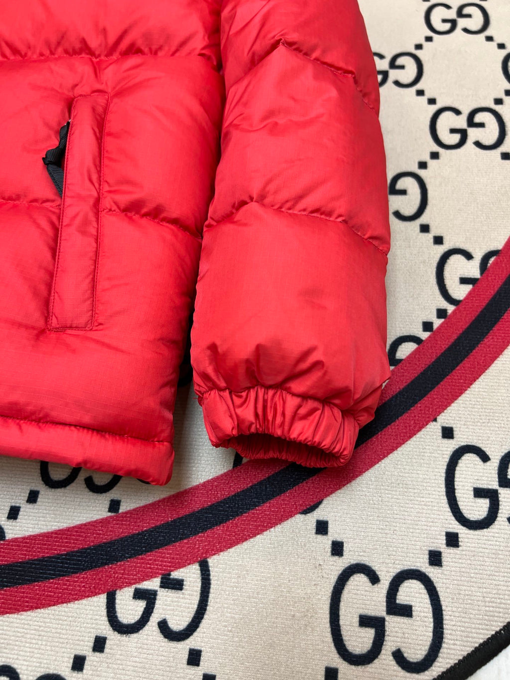 The North Face Red Black 1992 Nuptse 700 Fill Power Down Jacket