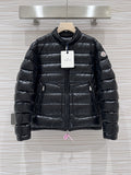 Moncler Black High-Gloss Short Down Jacket