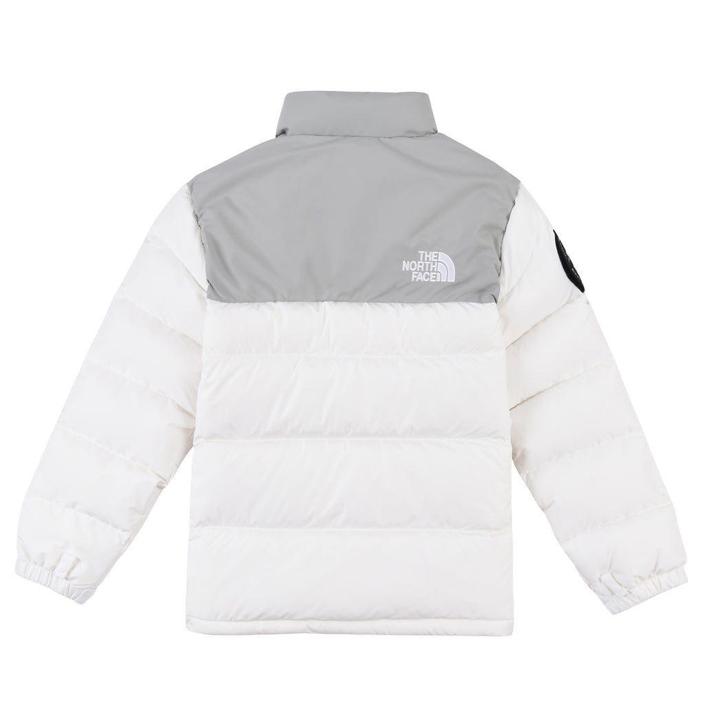 The North Face White Grey Two-Tone 1992 Nuptse Down Jacket