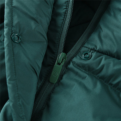 Lululemon Forest Green Hooded Oversized Puffer Down Jacket