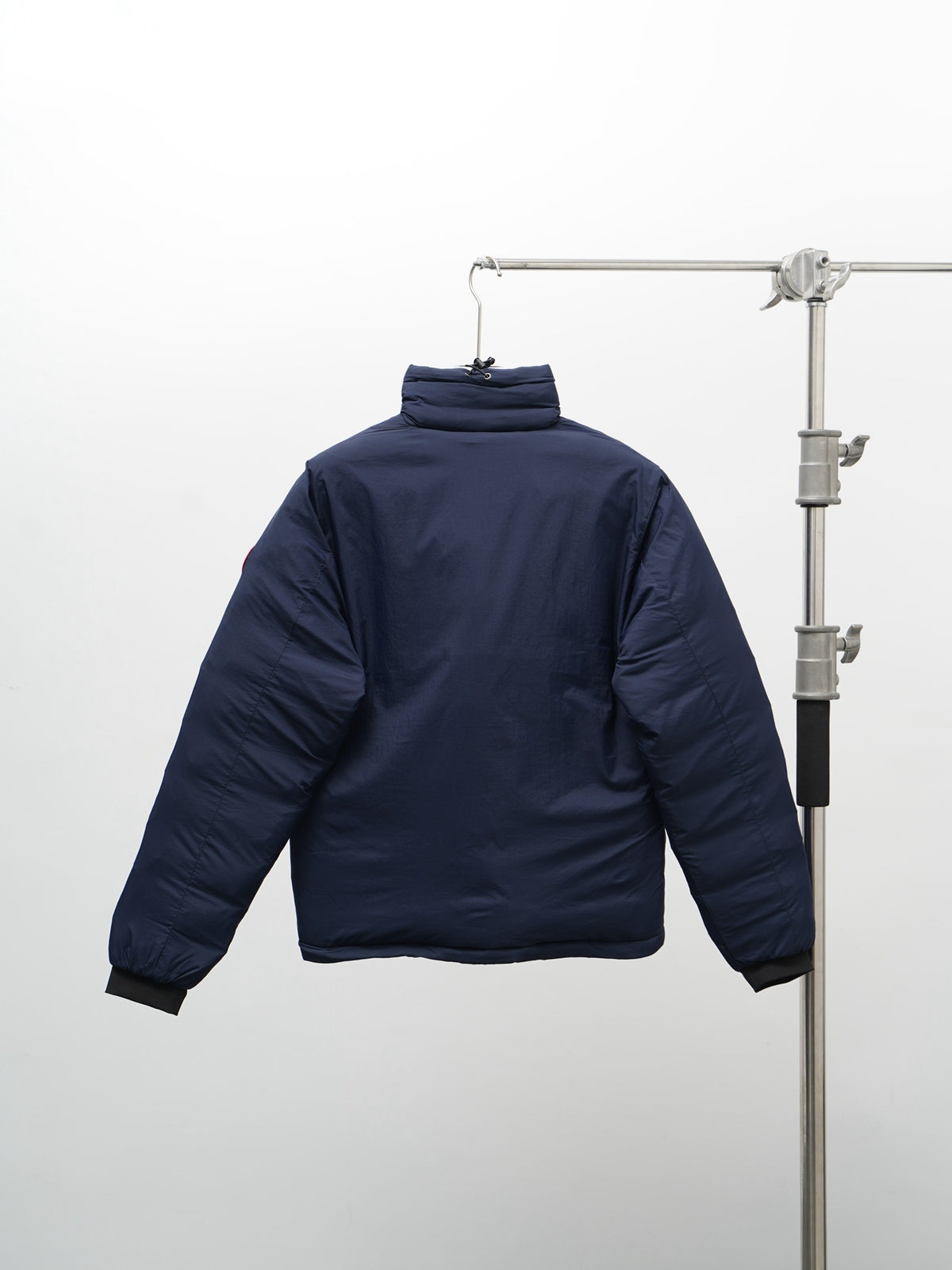 Canada Goose Navy Oversized Puffer Down Jacket with High Collar