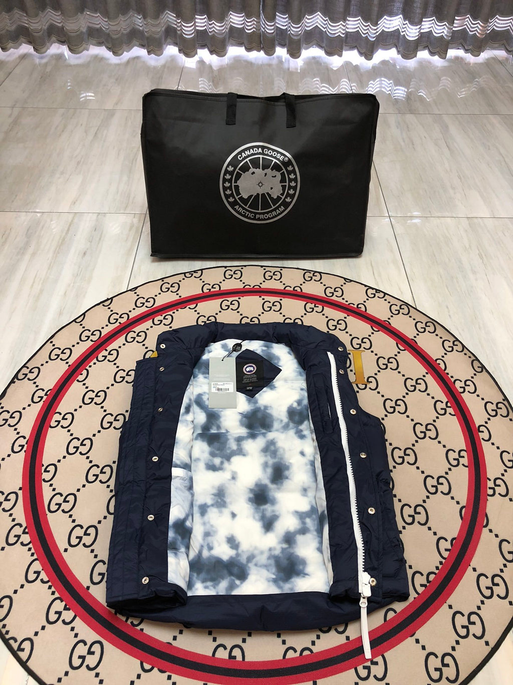 Canada Goose Navy Blue Down Puffer Vest