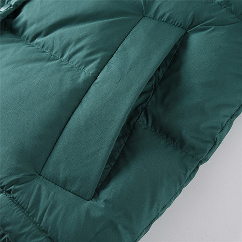 Lululemon Forest Green Hooded Oversized Puffer Down Jacket