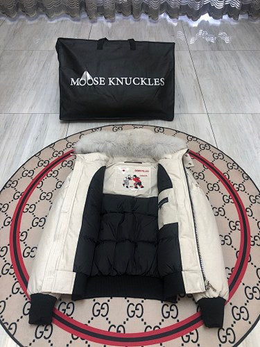 Moose Knuckles Cream Down Parka