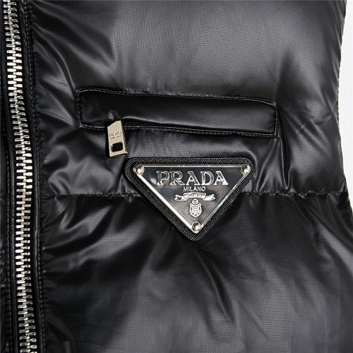 Prada Black Down Puffer Vest