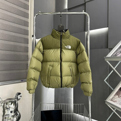 The North Face Olive Green Nuptse 700 Fill Power Down Jacket