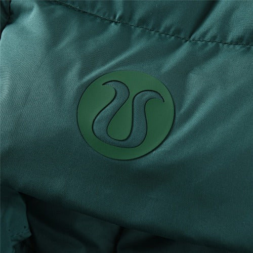 Lululemon Forest Green Hooded Oversized Puffer Down Jacket
