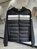Moncler Black Down Knit Hybrid Vest