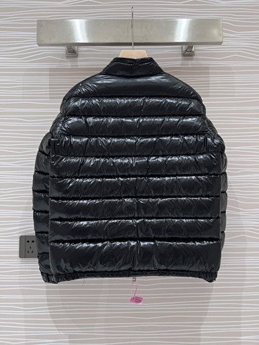 Moncler Black High-Gloss Short Down Jacket