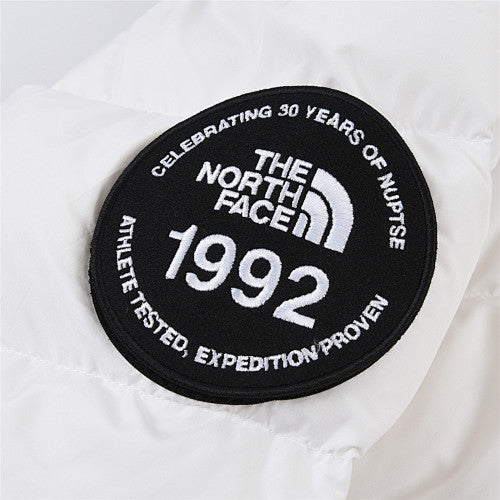 The North Face White Grey Two-Tone 1992 Nuptse Down Jacket