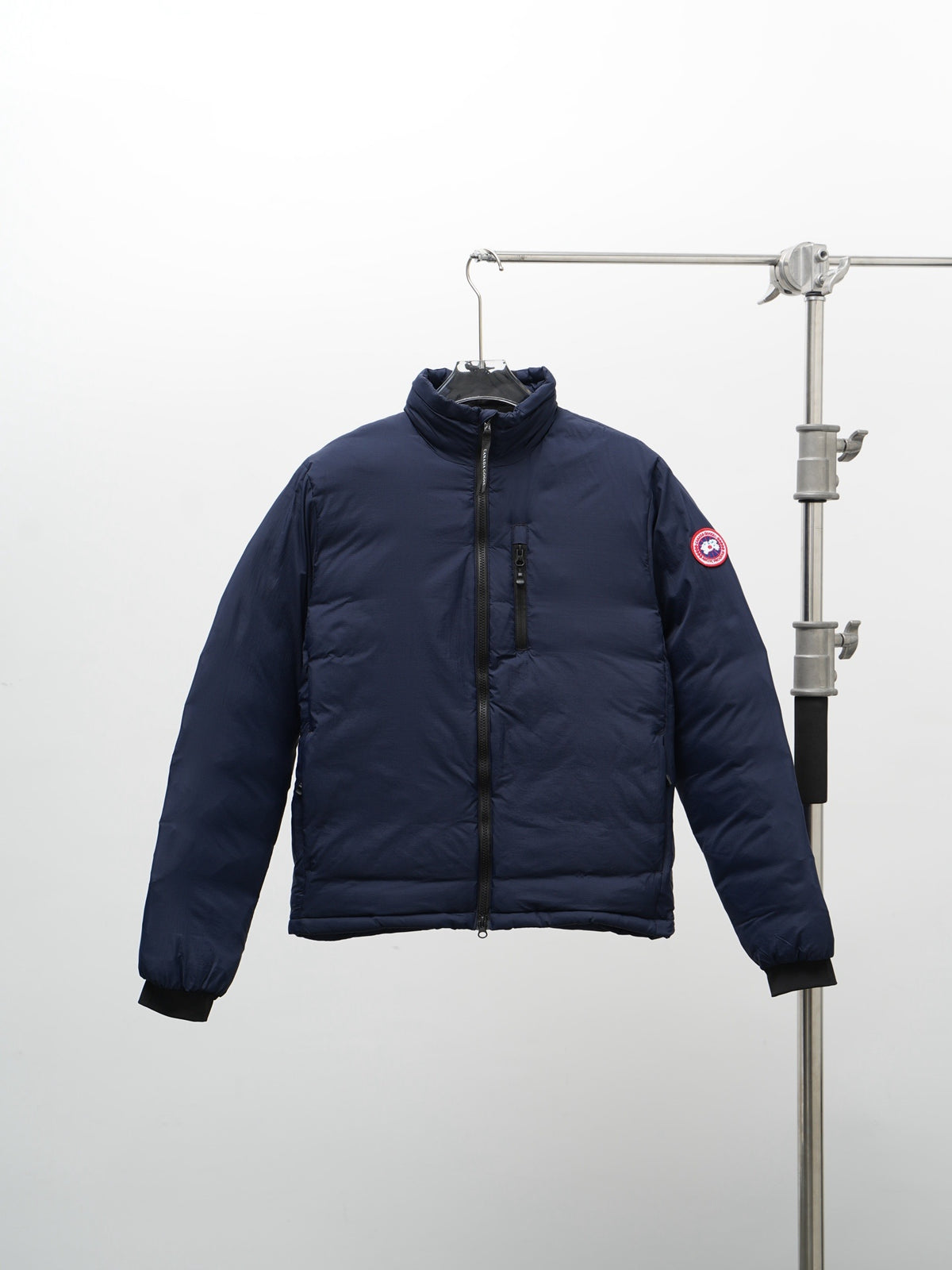 Canada Goose Navy Oversized Puffer Down Jacket with High Collar