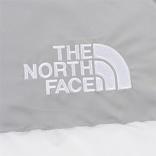 The North Face White Grey Two-Tone 1992 Nuptse Down Jacket