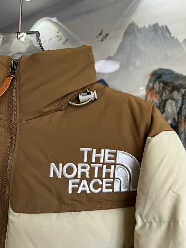 The North Face Beige Brown 1992 Nuptse 700 Fill Power Down Jacket