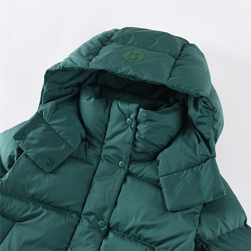 Lululemon Forest Green Hooded Oversized Puffer Down Jacket