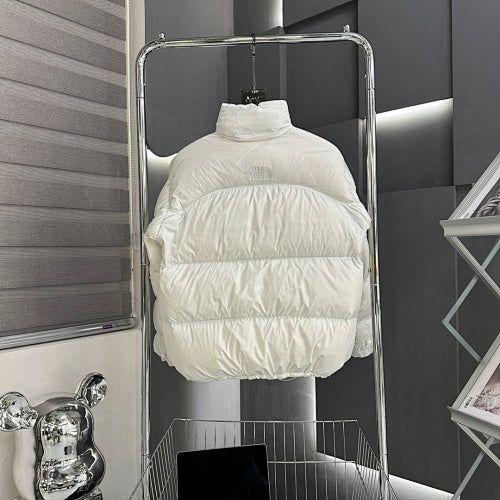The North Face White Nuptse 700 Fill Power Down Jacket