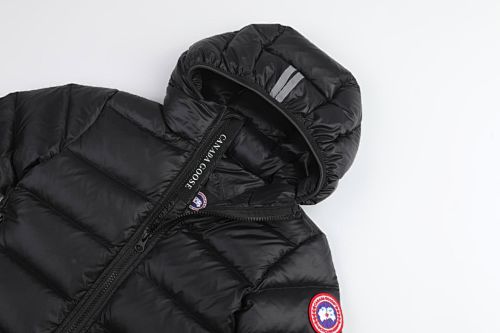 Canada Goose Black Crofton Hooded Down Jacket