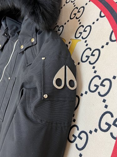 Moose Knuckles Black Down Parka