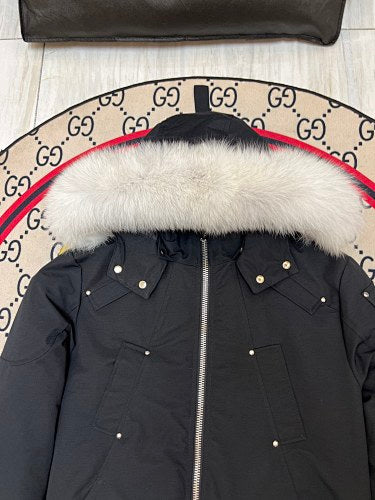 Moose Knuckles Black Down Parka