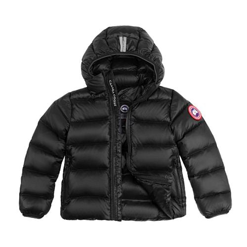 Canada Goose Black Crofton Hooded Down Jacket