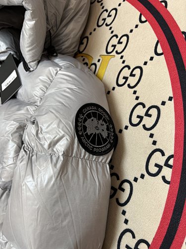 Canada Goose Silver Puffer Down Jacket