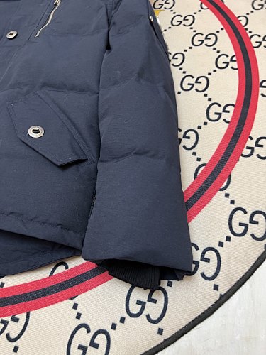 Moose Knuckles Navy Short Down Parka