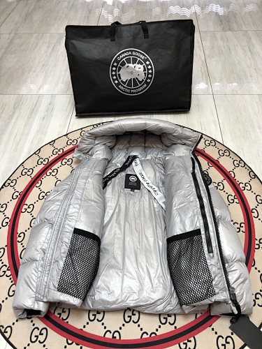 Canada Goose Silver Puffer Down Jacket