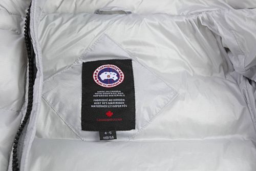 Canada Goose Silver Grey Crofton Hooded Down Jacket