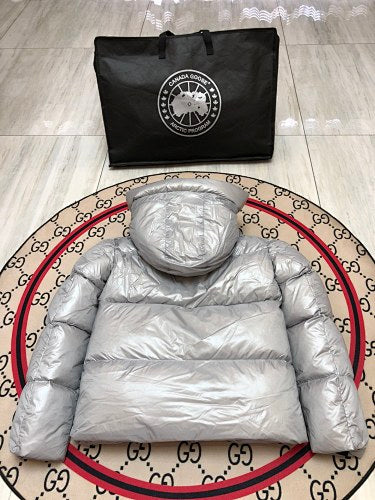 Canada Goose Silver Puffer Down Jacket