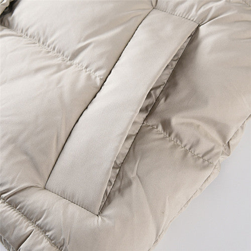 Lululemon Khaki Hooded Oversized Puffer Down Jacket