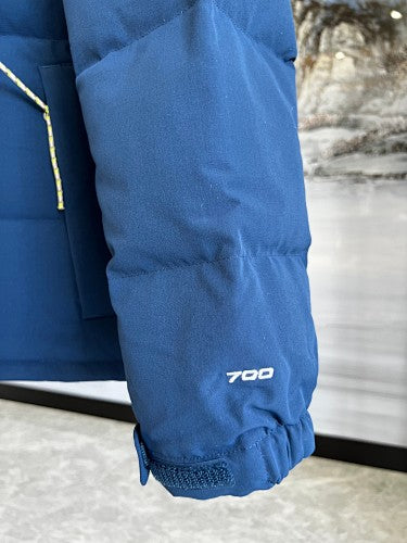 The North Face Olive Green Blue 1992 Nuptse 700 Fill Power Down Jacket