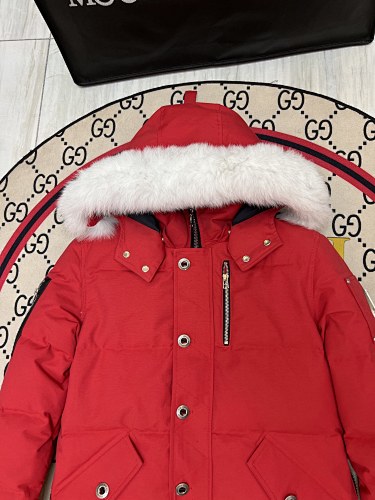 Moose Knuckles Red Short Down Parka