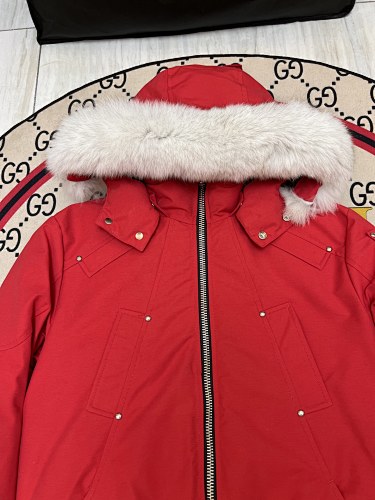 Moose Knuckles Red Down Parka