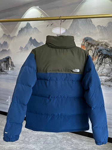 The North Face Olive Green Blue 1992 Nuptse 700 Fill Power Down Jacket