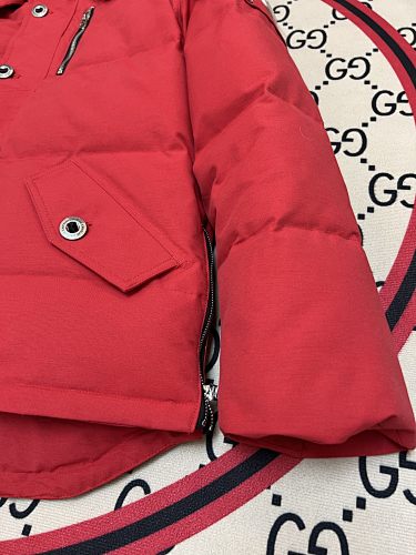 Moose Knuckles Red Short Down Parka