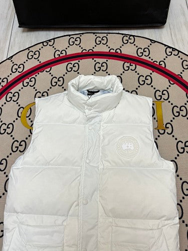 Canada Goose White Down Puffer Vest