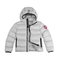 Canada Goose Silver Grey Crofton Hooded Down Jacket