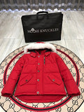 Moose Knuckles Red Short Down Parka