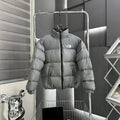 The North Face Grey Nuptse 700 Fill Power Down Jacket