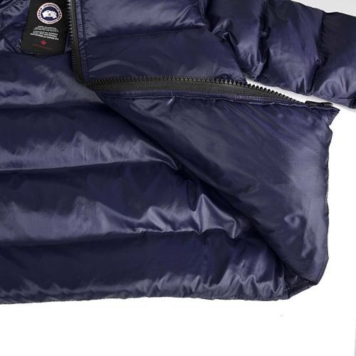 Canada Goose Navy Blue Crofton Hooded Down Jacket