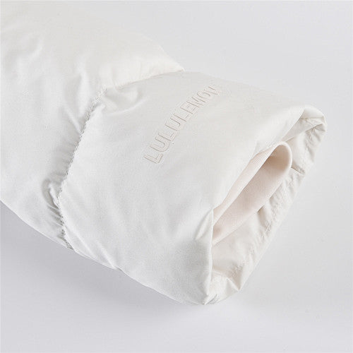 Lululemon Ivory Hooded Oversized Puffer Down Jacket