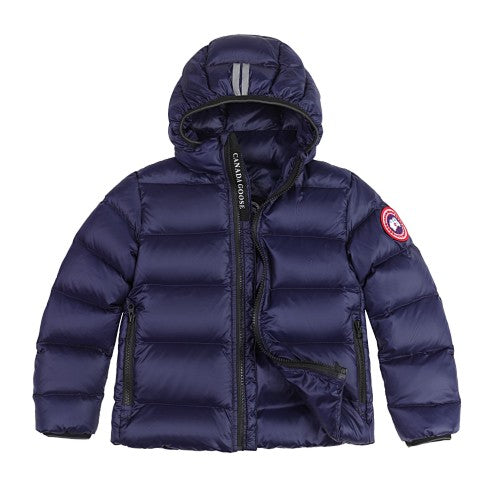Canada Goose Navy Blue Crofton Hooded Down Jacket