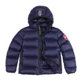 Canada Goose Navy Blue Crofton Hooded Down Jacket
