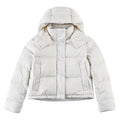 Lululemon Ivory Hooded Oversized Puffer Down Jacket