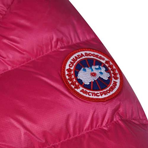 Canada Goose Hot Pink Crofton Hooded Down Jacket