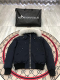 Moose Knuckles Navy Down Parka