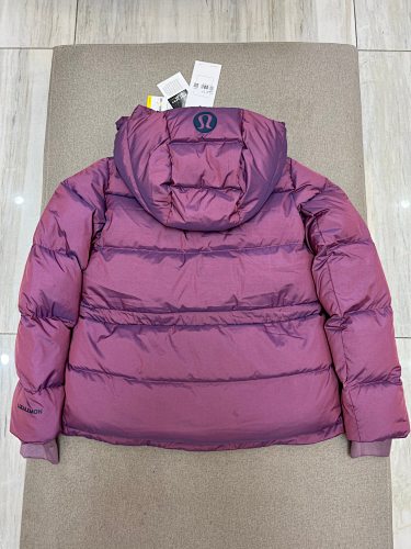 Lululemon Bordeaux Hooded Puffer Down Jacket
