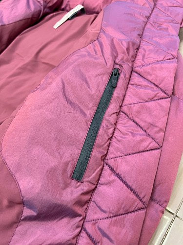 Lululemon Bordeaux Hooded Puffer Down Jacket