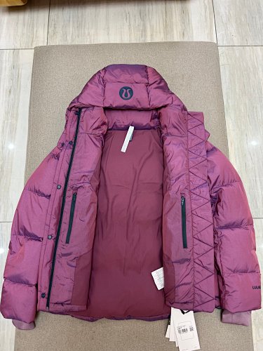 Lululemon Bordeaux Hooded Puffer Down Jacket