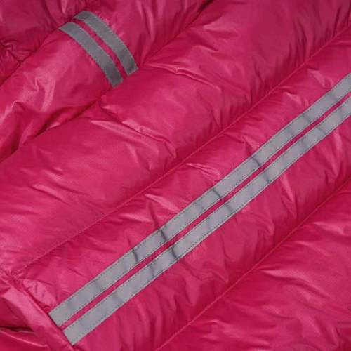 Canada Goose Hot Pink Crofton Hooded Down Jacket