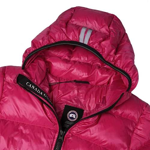 Canada Goose Hot Pink Crofton Hooded Down Jacket